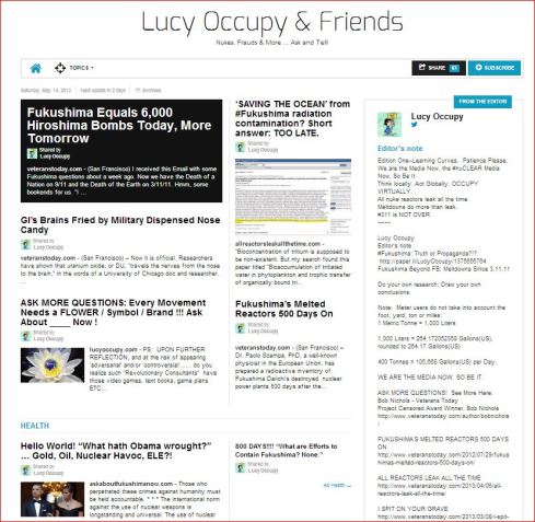 Lucy Occupy & Friends … see, share, subscribe http://paper.li/LucyOccupy/1375548394